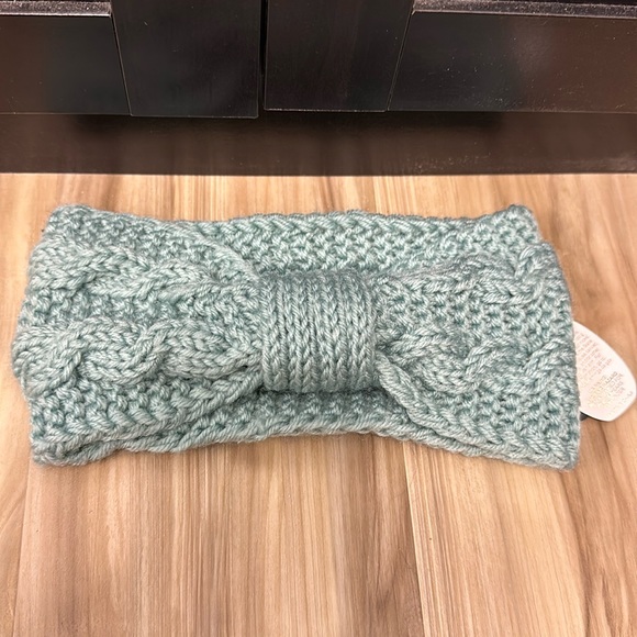 NWT Superstar Accessories Teal Bow Headwarmer - Picture 1 of 3
